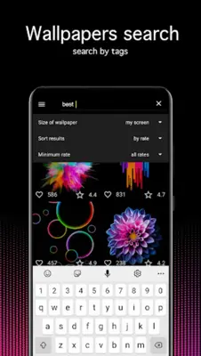 OLED Wallpapers 4K android App screenshot 3